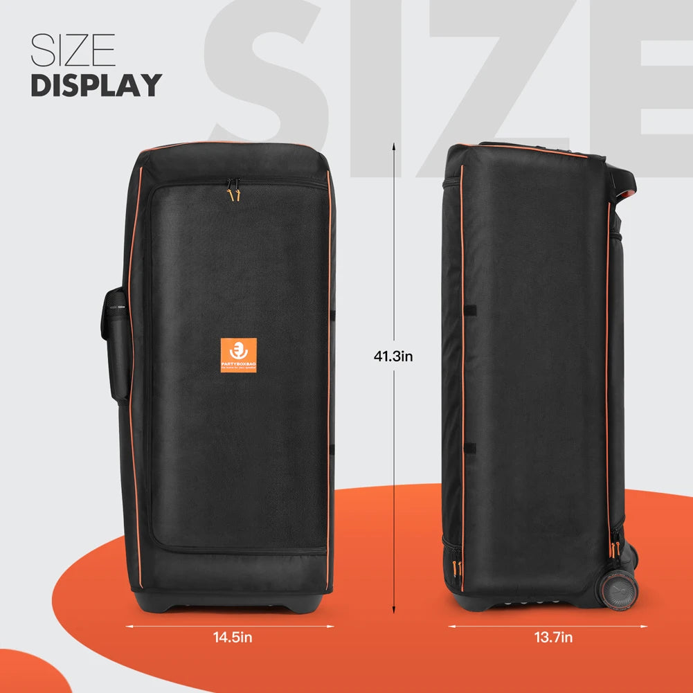 NEW Portable Speaker Dust Cover For JBL Partybox Organizer Bag Waterproof Speaker Case with Side Pocket Protective Storage Bag