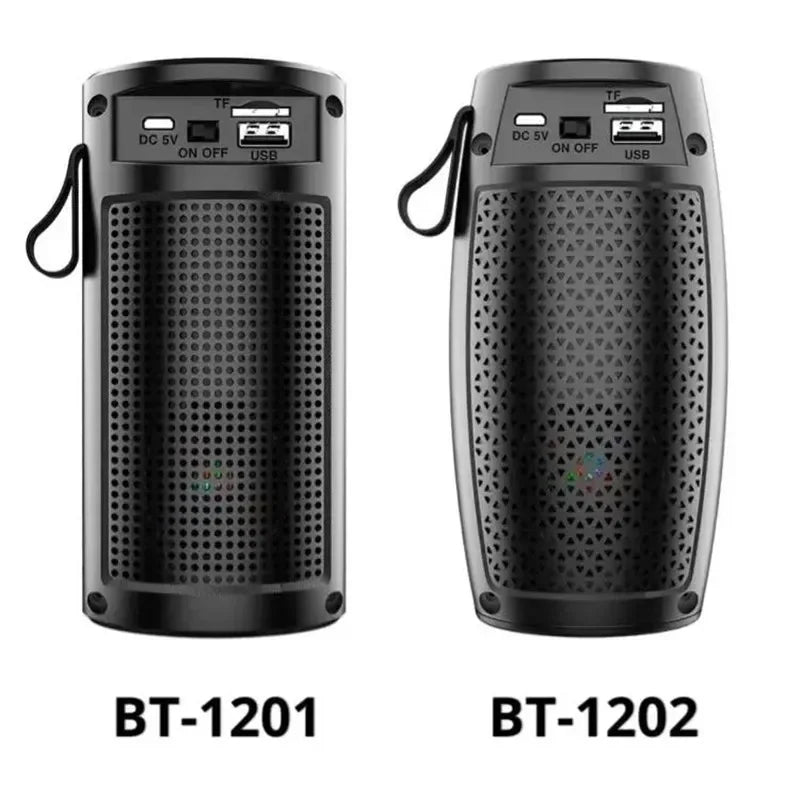S12 Wireless Bluetooth Speakers Powerful Portable Sound Box Subwoofer Car Bass MP3 Player Sound System LED Lights