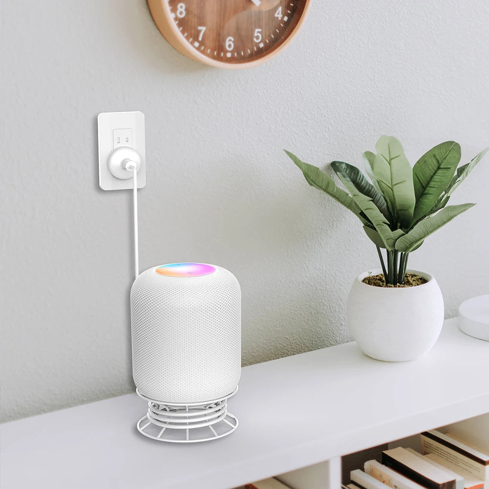 Hollowed Table Stand  For HomePod 2 2023 Desktop Mount Portable Smart Speaker Display Holder Bracket Safe Stable Support