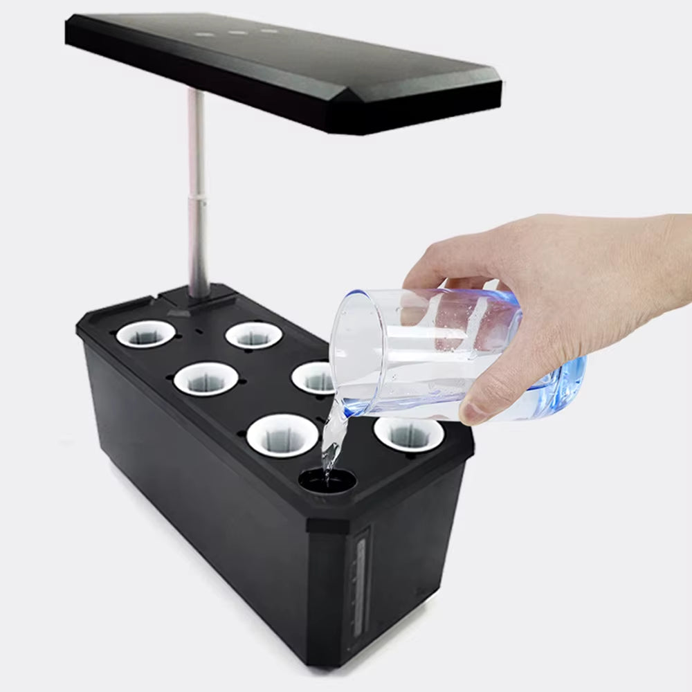 Hydroponics Growing System with Indoor Plant Full Spectrum Led Grow Light Non-Toxic Soilless Smart Planting Indoor Garden