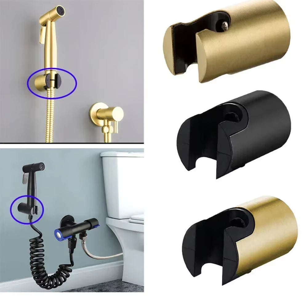 Stainless Steel Toilet Shower Sprayer Holder Handheld Sprayer Wand Toilet Bidet Sprayer Holder Shower Head Bracket Accessories