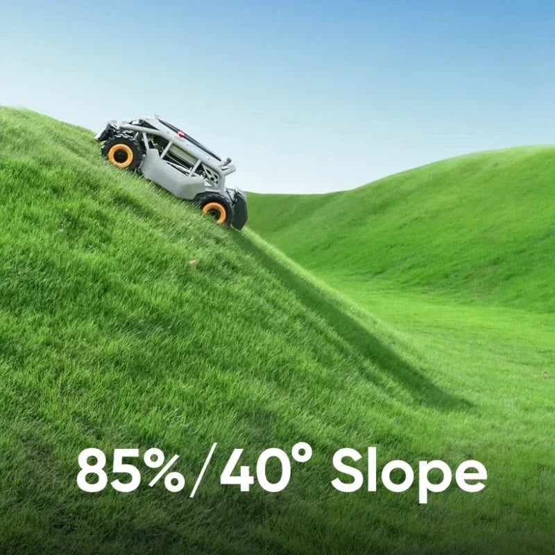 Customized Remote Control Lawn Mower 4WD 85% 40°Slope(Wide Wheels Edition) Cutter for Steep Slopes Smart Remote Mower