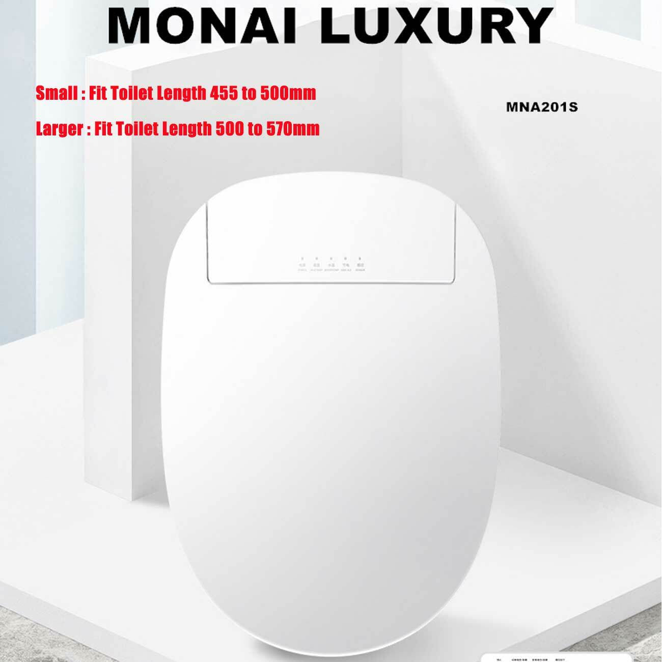 Smart Toilet Seat Bidet Electric Washlet Cover Remote Control Heated Water Clean