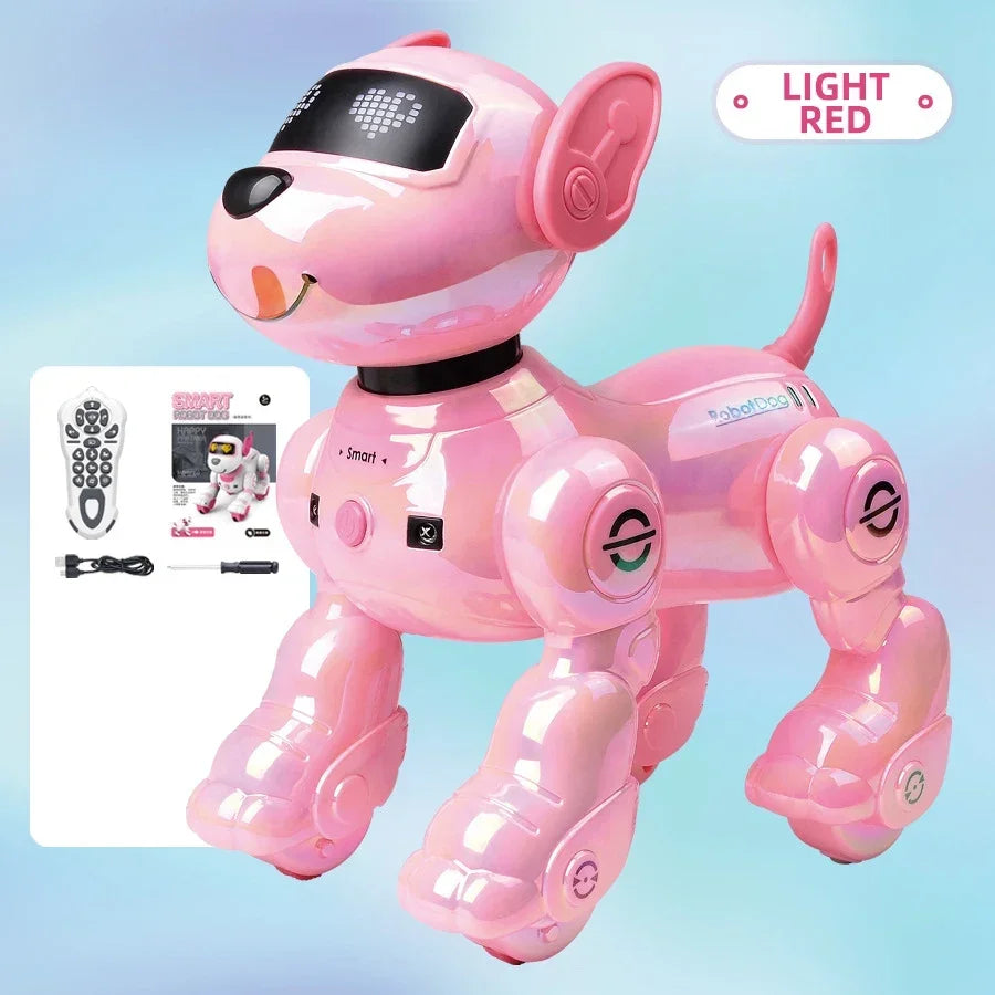 Smart Rc Robot painting Voice control stunt dog Remote Control Robot Toy Dog Programmable Interactive Dancing Toys for Boys Gift