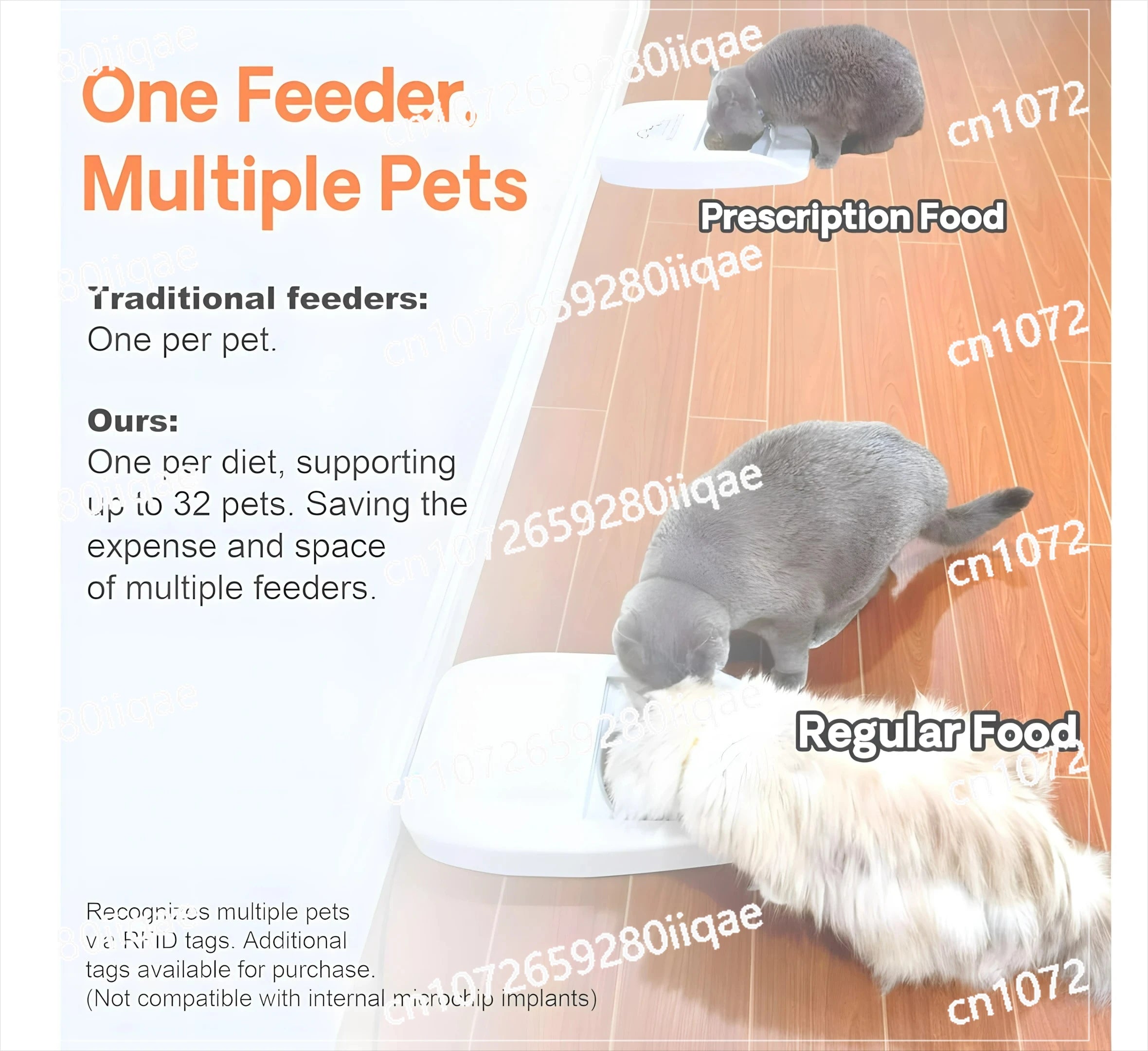 Smart Microchip Pet Feeder Bowl