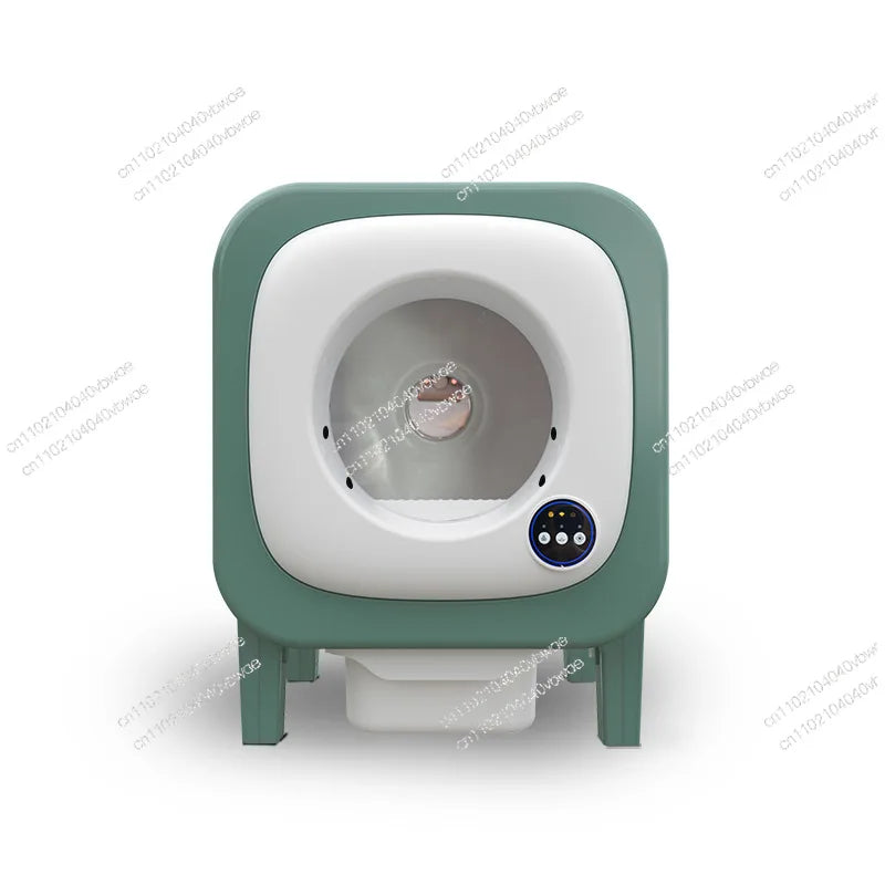 Fully Automatic Cleaning Electric Litter Scoop Cat Litter Box with Camera Large Pet Litter Semi-Enclosed Smart Cat Toilet