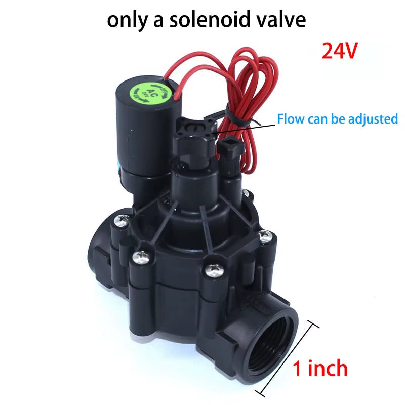 1/2" 3/4" 1 Inch Irrigation Solenoid Valve 24VAC Solenoid Valves Garden Agriculture Landscaping Smart Irrigation System