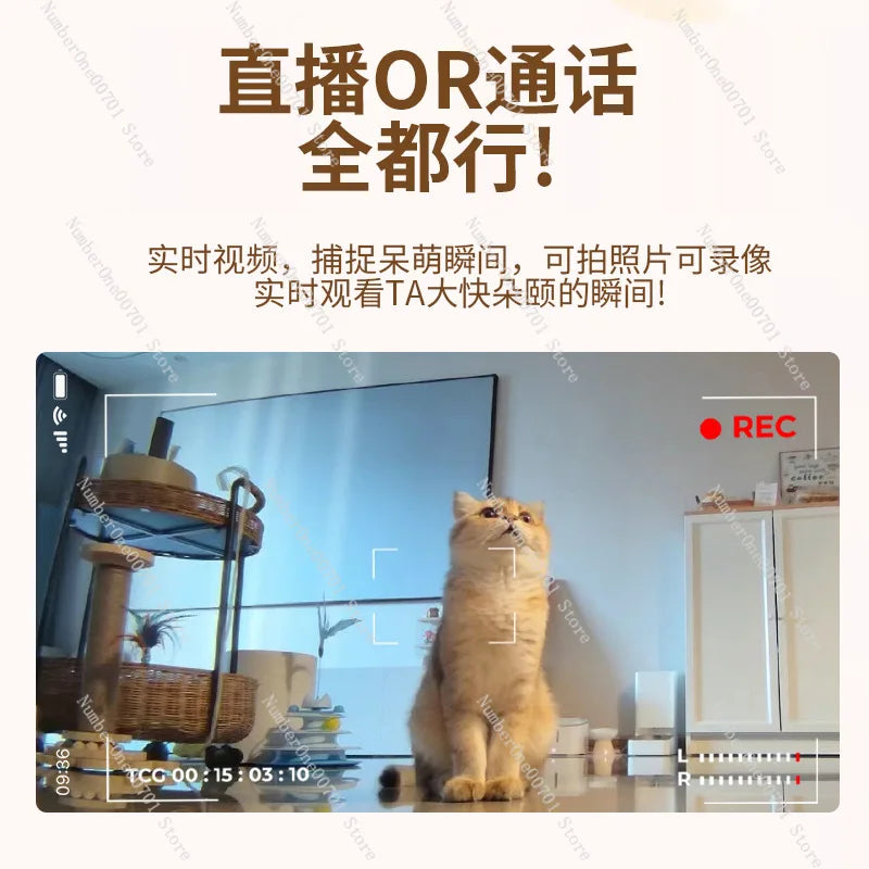 Automatic Pet Feeder for Cats and Dogs, Smart Timed and Quantitative Feeder, Cat and Dog Food Dispenser