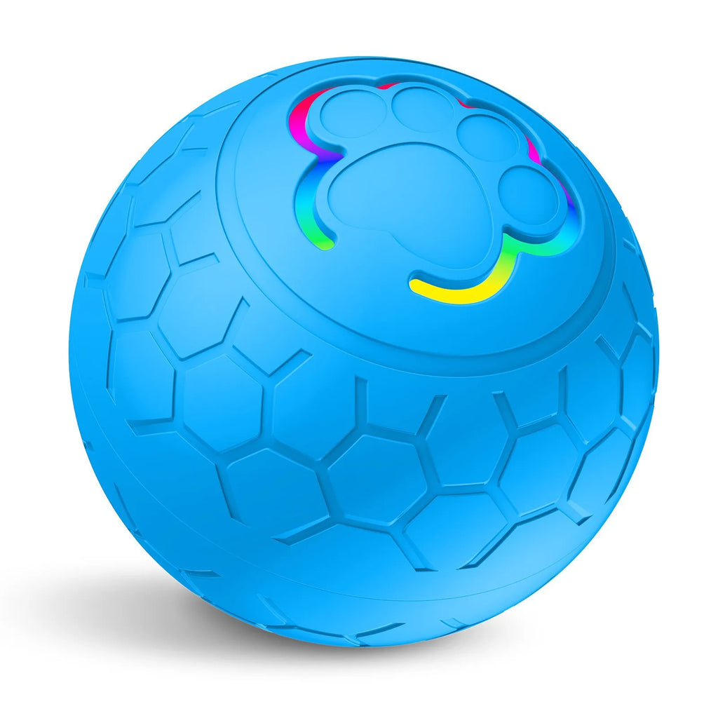 Smart Pet Jumping Balls, Dog Cat Interactive Balls, USB Rechargeable, For Small Dogs, With Colorful Flashing Lights, Two Modes A