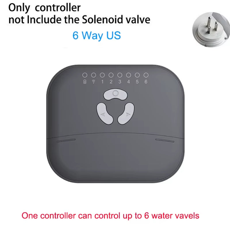 Wifi Smart Irrigation Controller Garden Sprinkler Controller Timing Control of Watering Flowers 8-Way Water Valve Controller