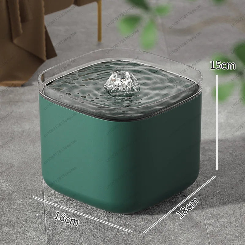 Cat water dispenser Automatic filter circulating live water Large capacity smart pet water dispenser