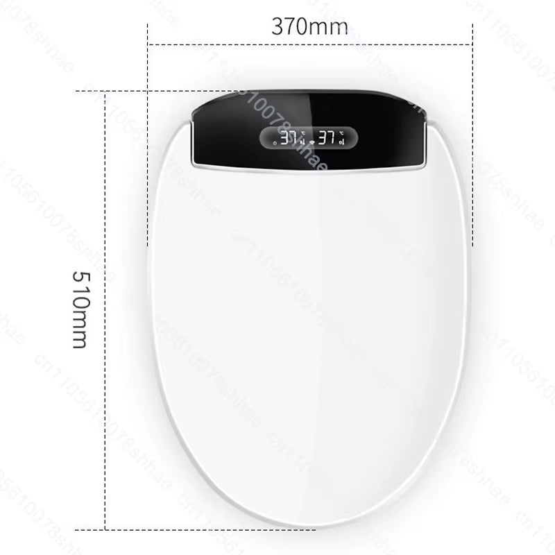 Smart Bidet Toilet Seat Heated Elongated Bidet Lid Cover Instant Warm Water Air Dryer Feminine Wash Night Light Remote Control