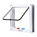Smart Pet Door with 4 Way Security Lock Puppy Kitten Safety Door ABS Plastic Small Pet Gate Pet Doors and Sliding Door