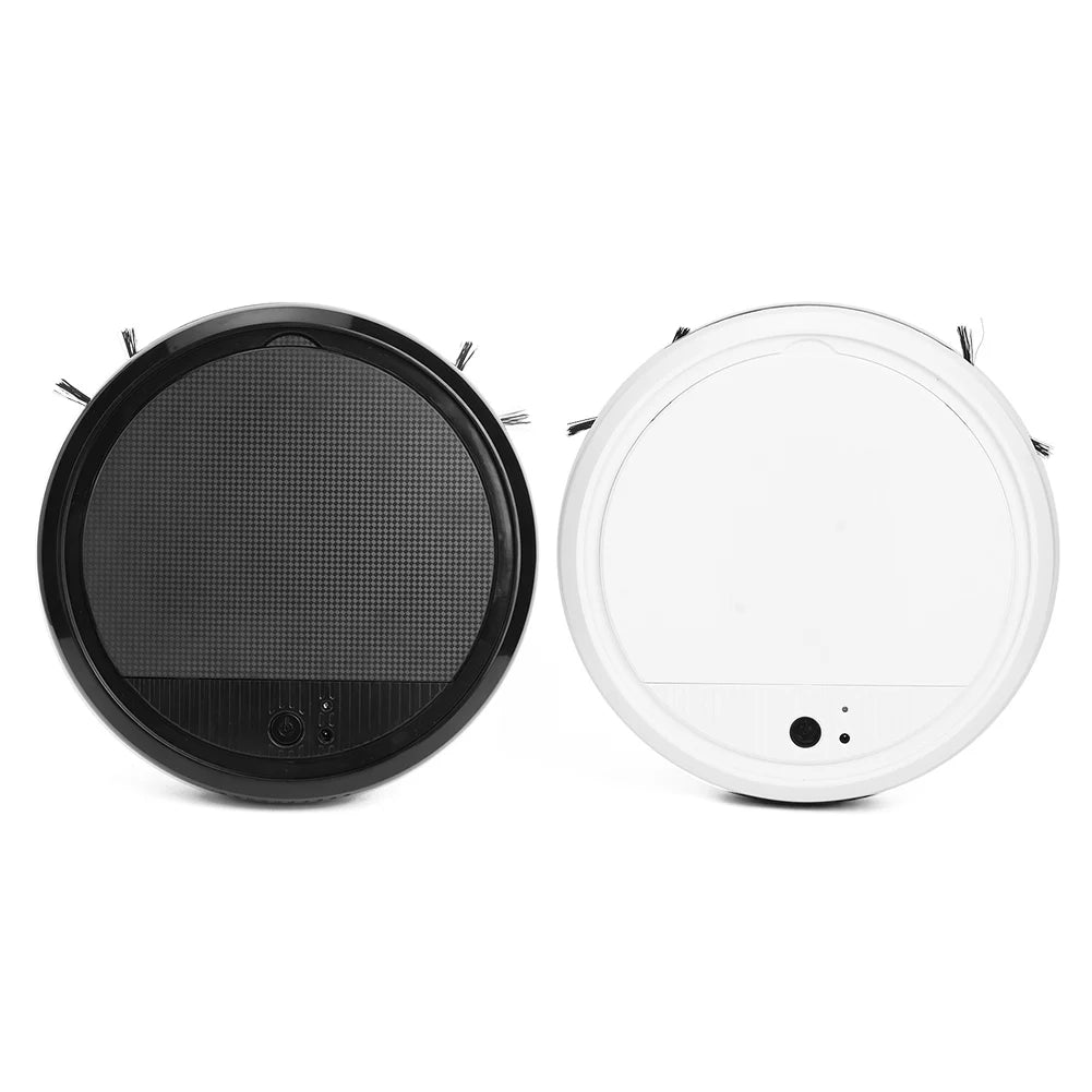 Smart Sensor Protectio 360° Smart Sweeper Robot Vacuum Wet Dry Powerful Suction Hard Floors for Pet Hair Carpets Floating Dust