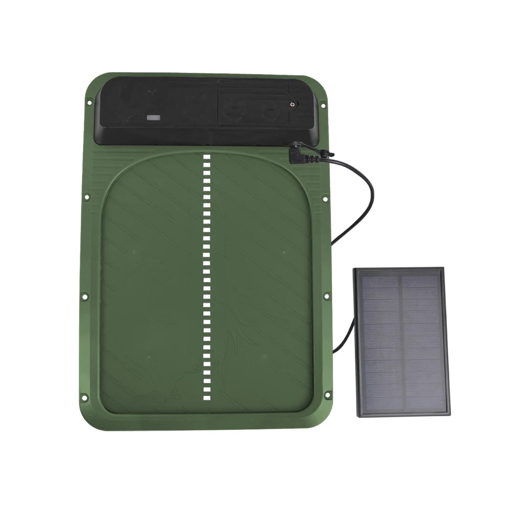 New smart chicken coop door Automatic chicken coop door opener Light-sensing brightness sensing principle pet door