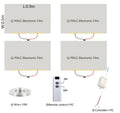 Smart PDLC Privacy Car Window Film Tint PVC Electric Tint Film Remote Control Electrochromic Film for Body Vehicle Window