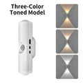 Smart RGB Gradient Wall Light Motion Sensor Magnetic Rechargeable Wall Sunset Lamp for Bedroom Closet Garden Room Decoration