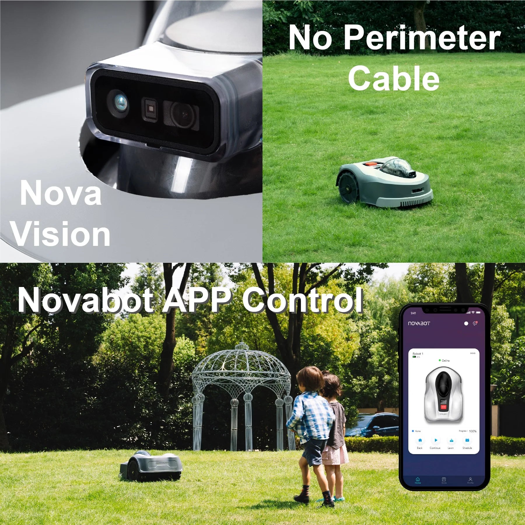 STLF Smart 21V 1600W Industrial Cordless Robotic Lawnmower