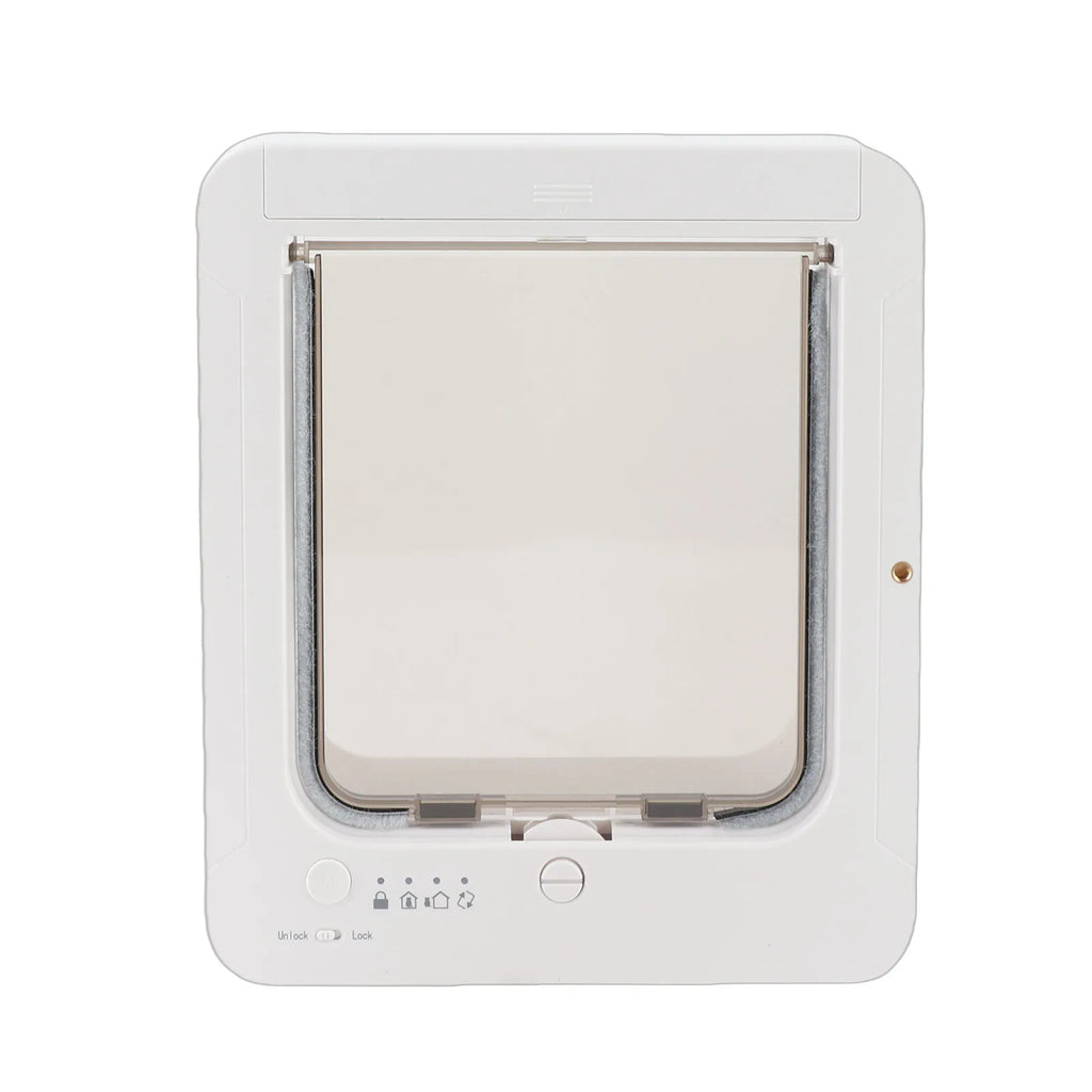 Automatic Cat Door Smart Cat Door Smart Cat Door Automatic Sensing with Collar Activated Easy Installation Pet Door for Home