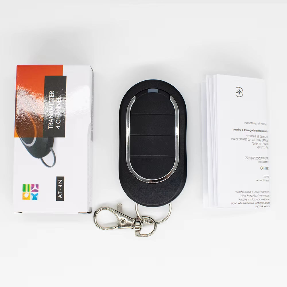 Alutech AT-4N-868 Remote Control 4-Channel, 868 Mhz Hand Transmitter AT-4N Garage Controller