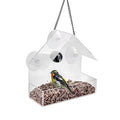 Smart Bird House Pet Feeder Acrylic with Camera Home Pet Bird Feeder Transparent 1080P HD Easy Installation for Outdoor Garden
