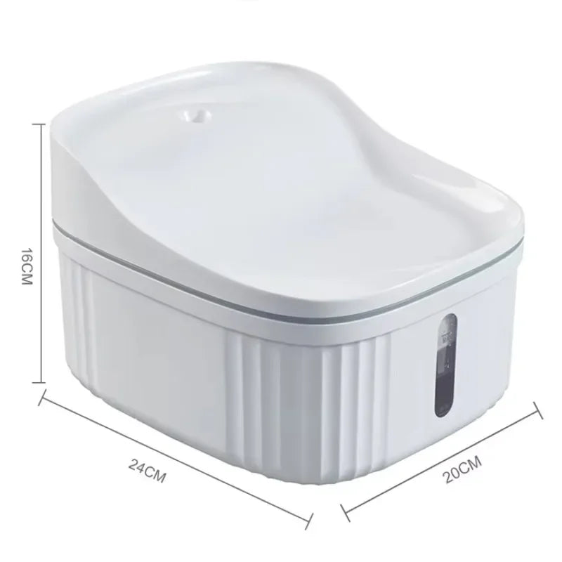 Pop Smart Pet Water Dispenser For Cats And Dogs Automatic Filtration And Recirculation Washable And Travel-friendly
