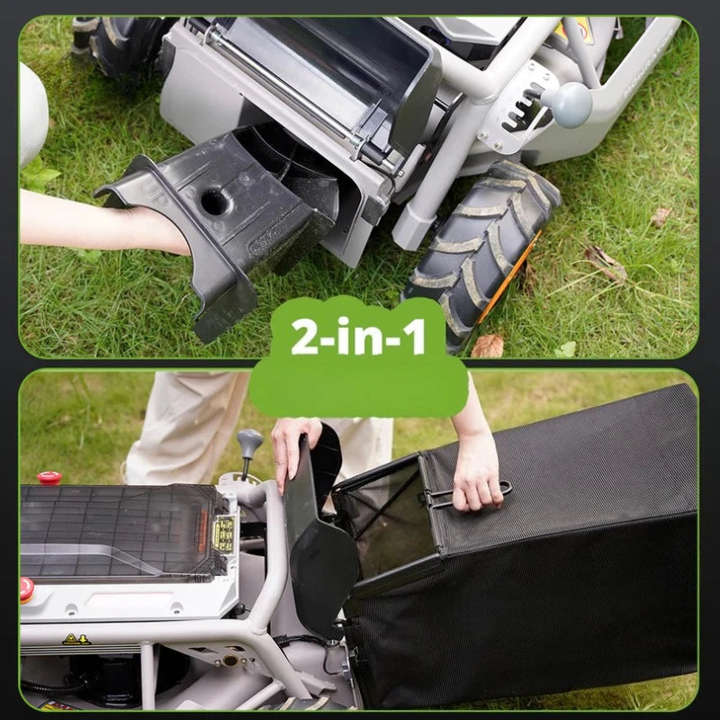 Customized Remote Control Lawn Mower 4WD 85% 40°Slope(Wide Wheels Edition) Cutter for Steep Slopes Smart Remote Mower
