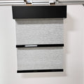 Mechanical Motor Dual Layer zebra Shade Two Tubes up Rail Roller Window Blinds Double Roller Blinds