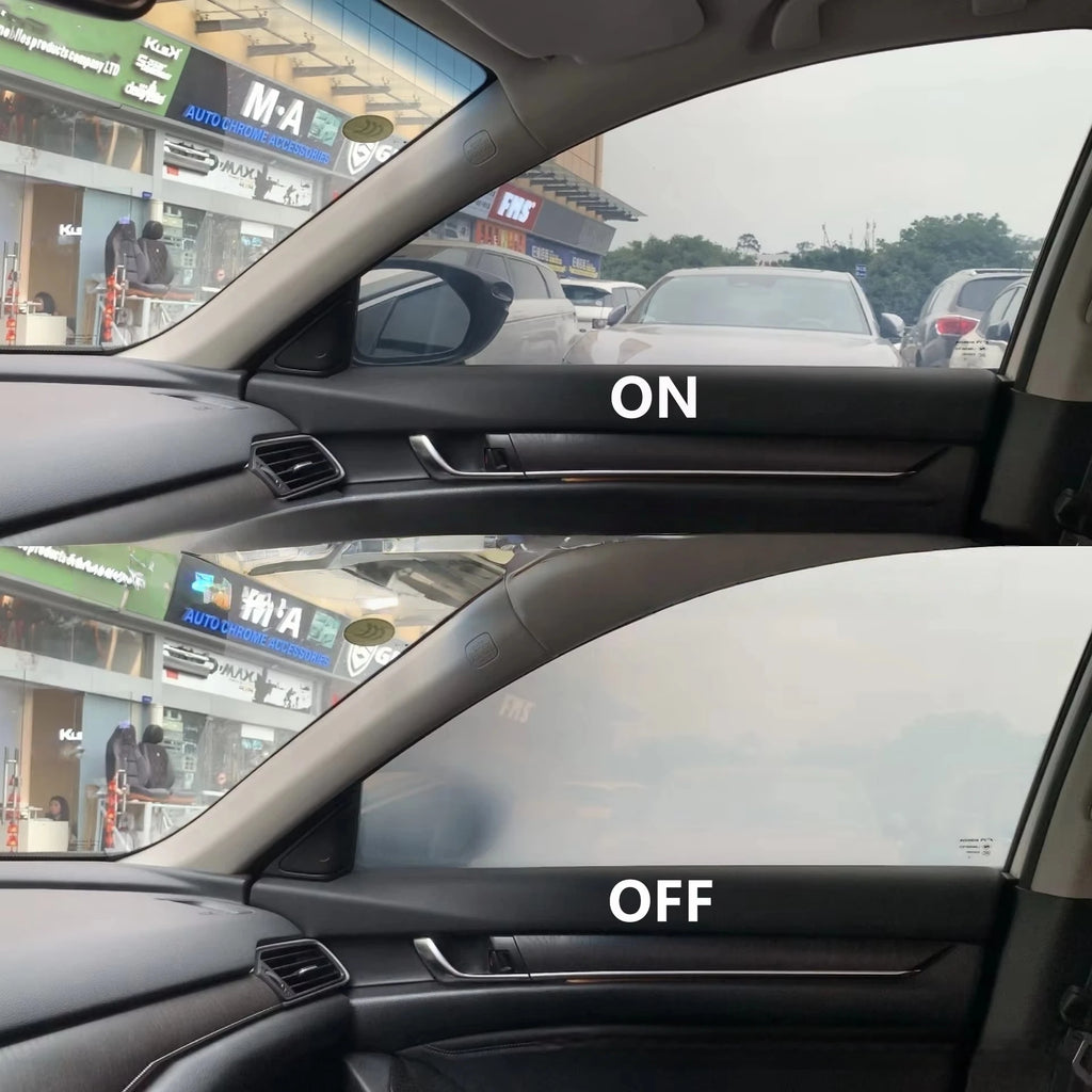 Smart PDLC Privacy Car Window Film Tint PVC Electric Tint Film Remote Control Electrochromic Film for Body Vehicle Window