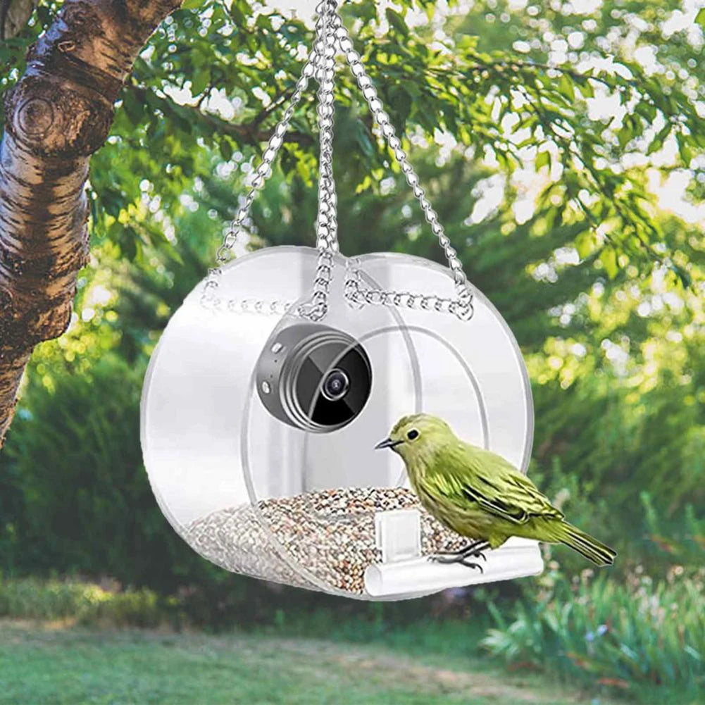 Smart Bird Feeding House with Camera