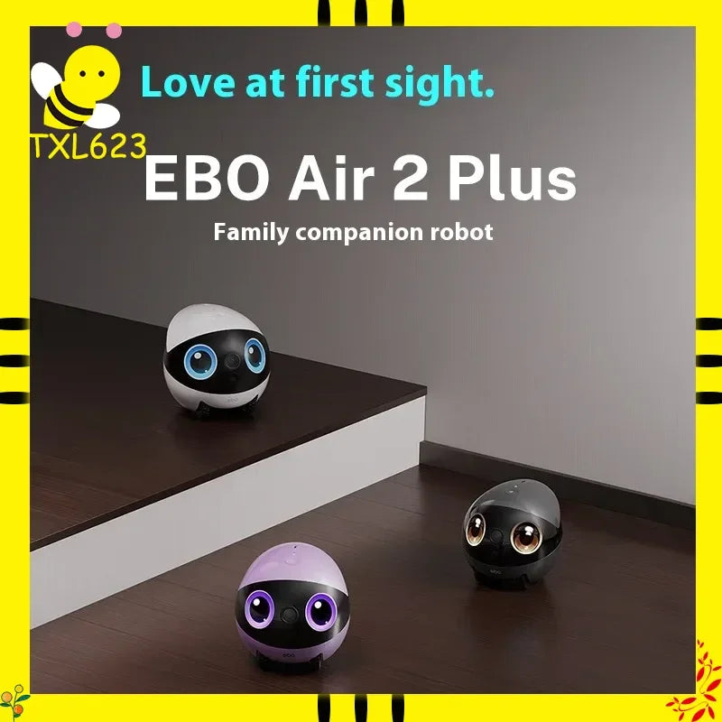 Enabot Air 2 Plus Intelligent AI Robot Wireless Camera Robot Remote Monitoring Pet Companion Robot Real Time Control Gifts