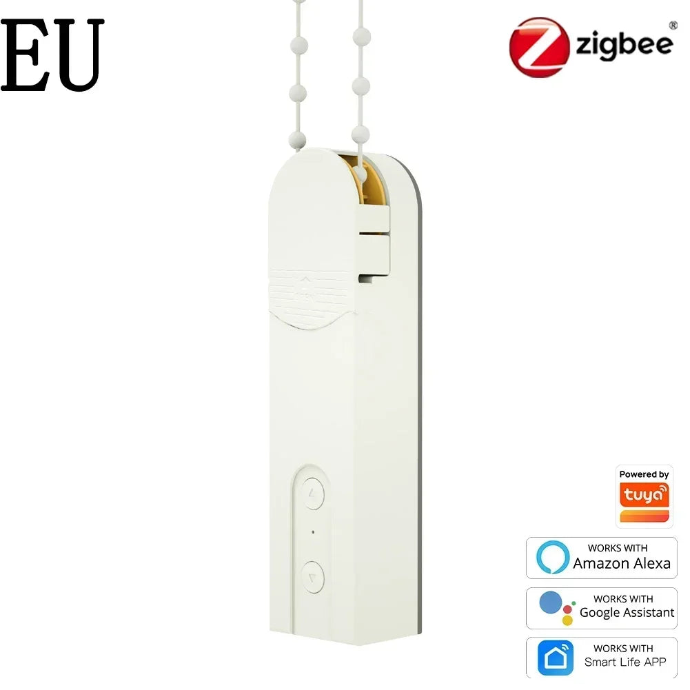 MOES Tuya Smart ZigBee3.0 Chain Blinds Motor Chain Motorized Roller shutter Shades  Smart LifeAPP Alexa Google Voice Control