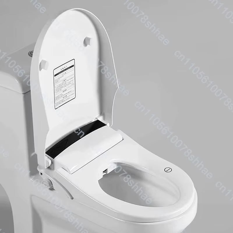 Smart Bidet Toilet Seat Heated Elongated Electric Bidet Warm Air Dryer LED Display Self Cleaning Night Light Toilet Bowl Lid