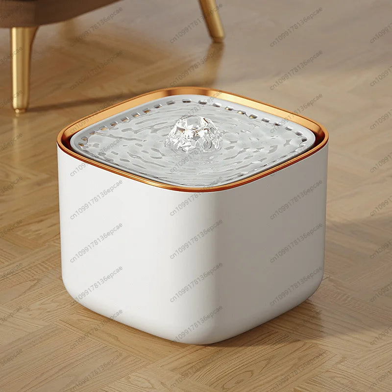 Cat water dispenser Automatic filter circulating live water Large capacity smart pet water dispenser