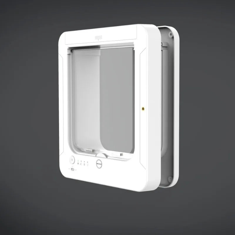 Smart cat door, automatic sensing, can control the direction of entry and exit Pet door, cat kennel cat
