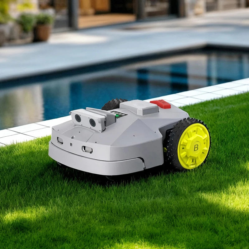STLF Hot Sell APP Control Remote Control Small Rechargeable Electric Lawn Mower Robot Automatic Lawn Mower