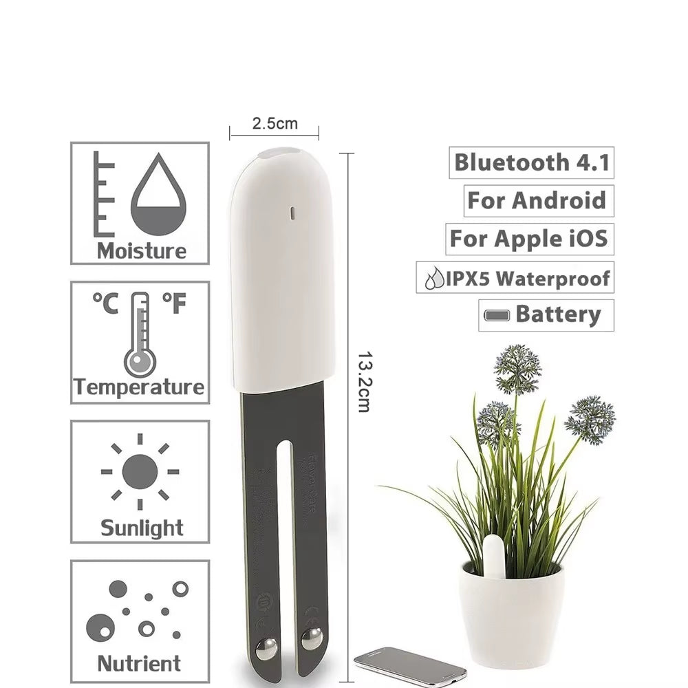 HHCC Flora Monitor Garden Care Plant Grass Soil Water Fertility Smart Tester Sensor Flower Garden Detector for Xiao Mi Mijia APP