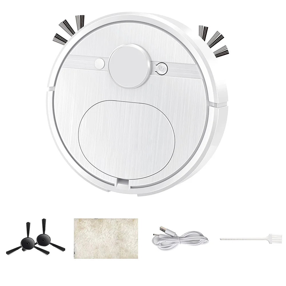 3 In 1 Smart Sweeping Robot Multi-Purpose Intelligent Wiping Floor Robot Automatic Cleaning Machine for Pet Hair Carpets Floors