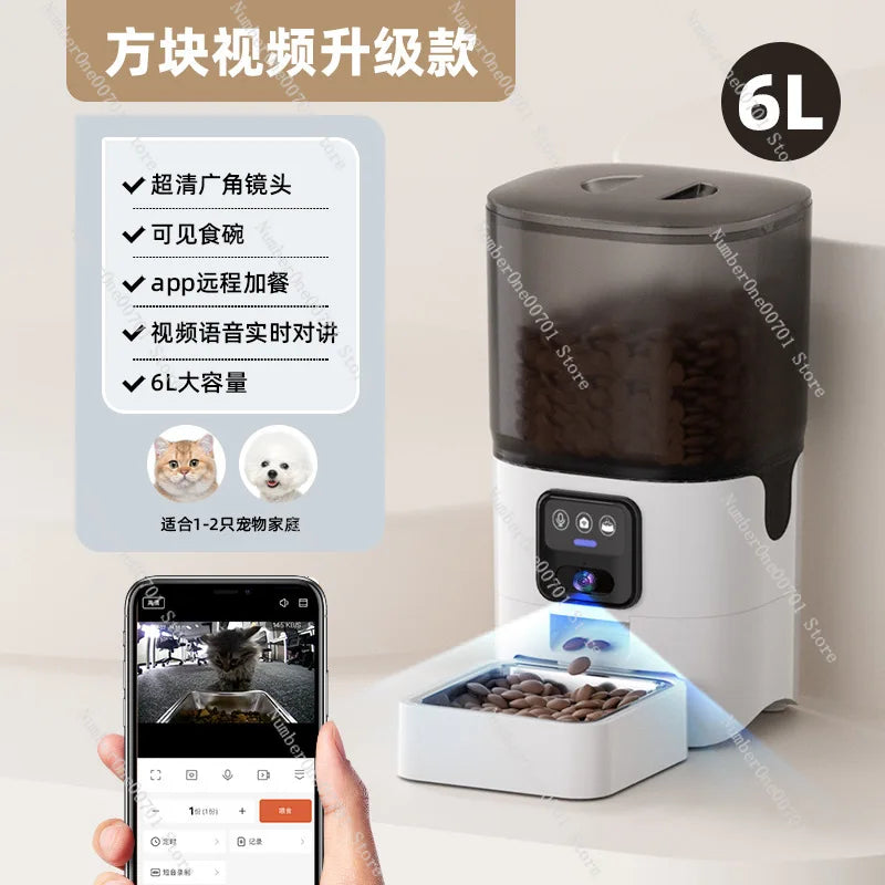 Automatic Pet Feeder for Cats and Dogs, Smart Timed and Quantitative Feeder, Cat and Dog Food Dispenser