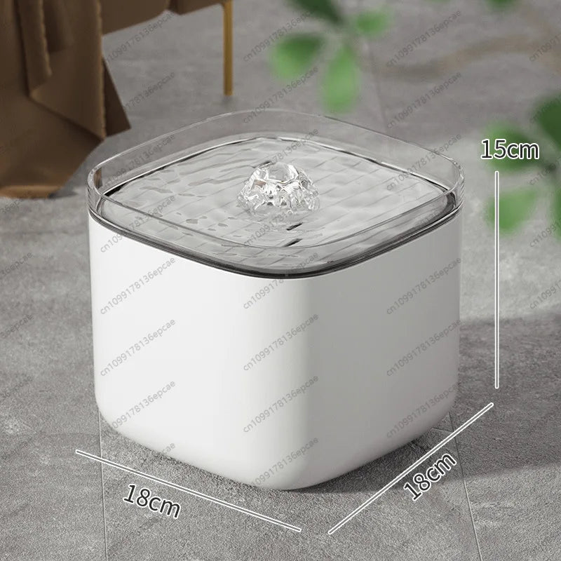 Cat water dispenser Automatic filter circulating live water Large capacity smart pet water dispenser