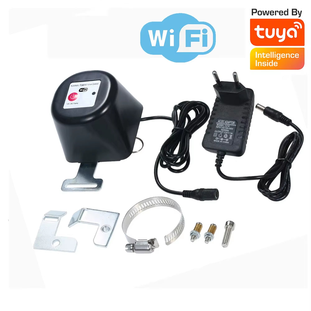 Tuya Wifi Smart Valve Controller Bluetooth Timer for Water Gas Compatible with Alexa Google Assistant Smart Life