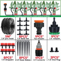 5-50M Smart Garden Automatic Watering System Kit 4/7Mm Micro Drip Irrigation Dropper DIY for Potted Plants Lawn Greenhouse