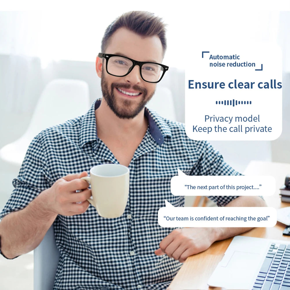 Smart Glasses AI Voice Assistant Camera Glasses