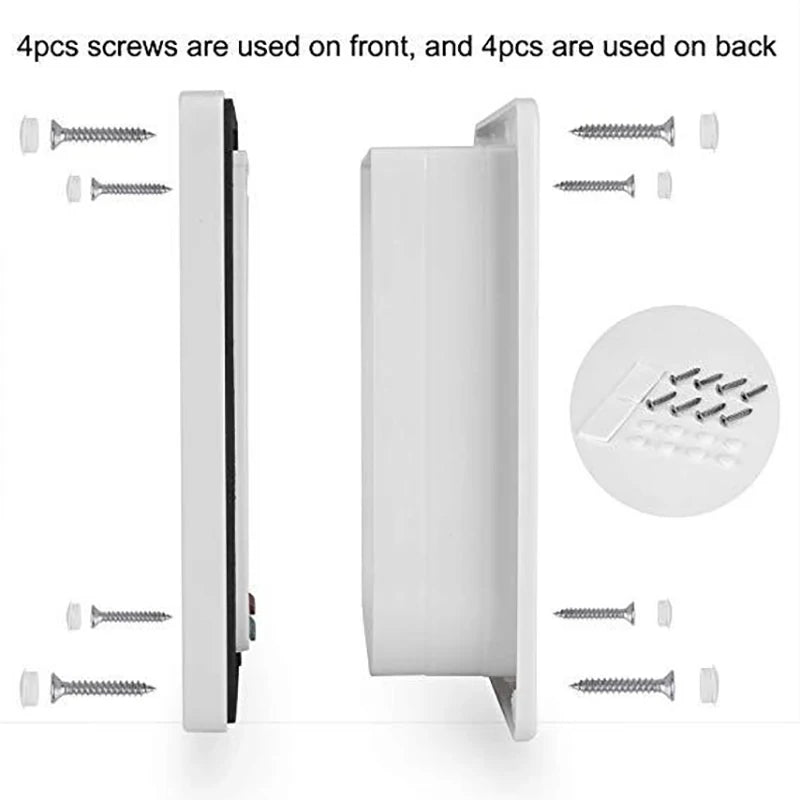 Smart Pet Door with 4 Way Locking Security Lock ABS Plastic Controllable Switch Direction Cat Dogs Flap Doors Dog Supplies