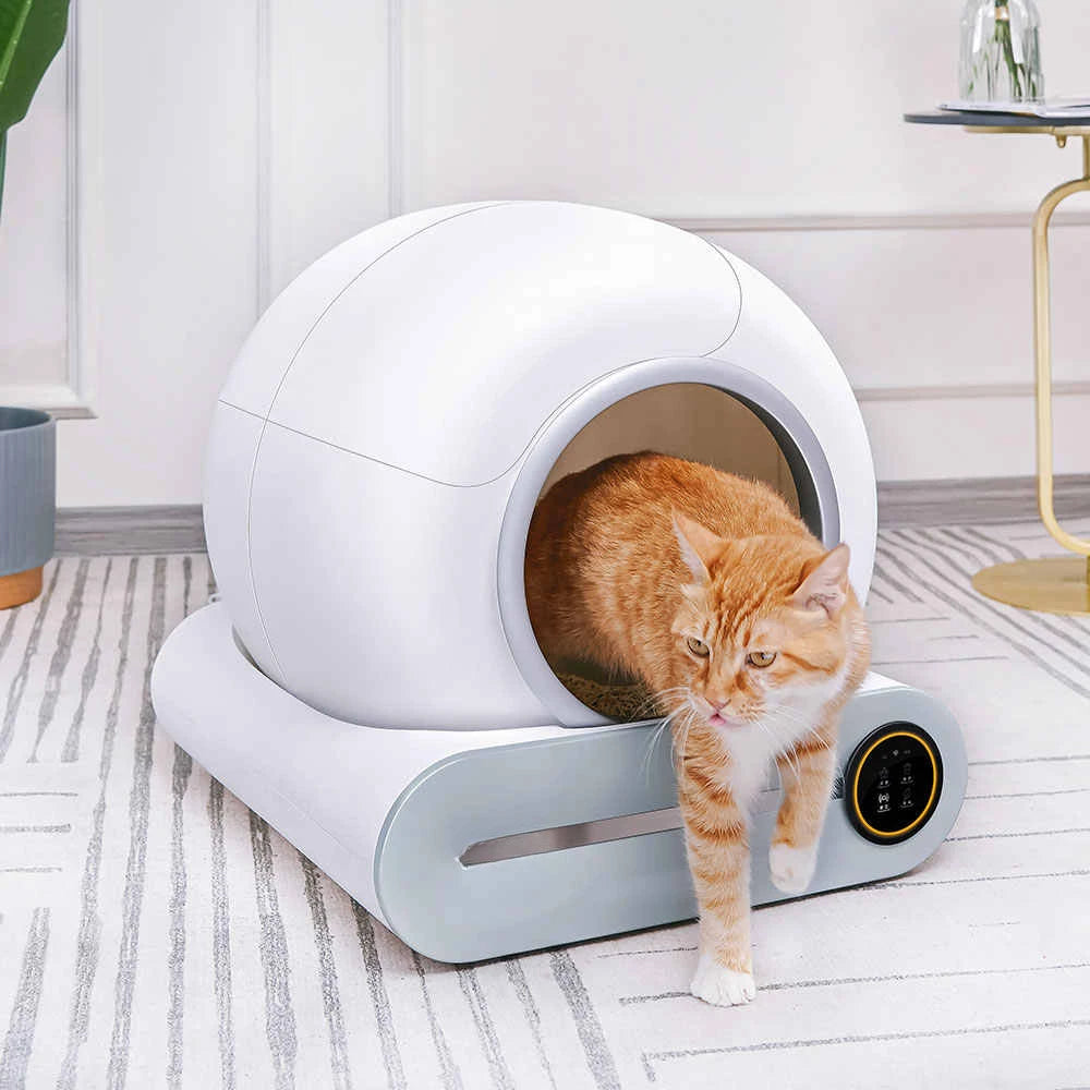 Self-cleaning cat litter box cat toilet automatic cat litter box application OTA function smart pet sandbox pet toilet