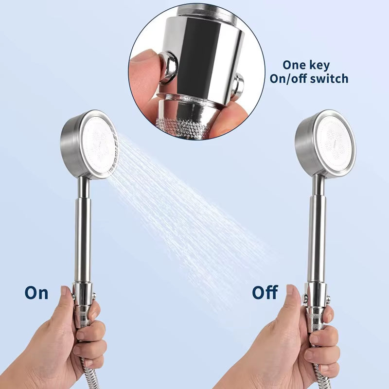 ABS Shower Head Arm Diverter Valve Bidet Sprayer Water Separator Adapter Flow Regulator Stop Switch Bathroom Faucet Accessories