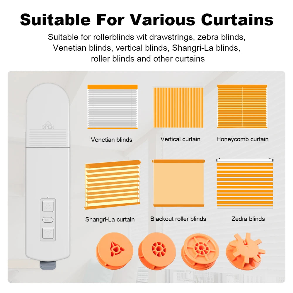 Manhot Smart Electric Curtain Motor Chain Roller