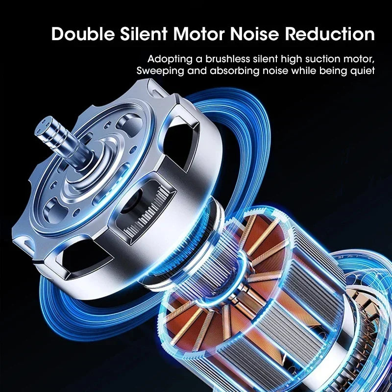 Intelligent Robot Vacuum Cleaner 2000Pa Strong Suction Sweep Mop Smart Mapping Anti Hair Tangle for Hard Floor Carpet Pet Hair