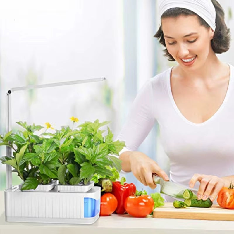 Desk Lamp Hydroponic Indoor Herb Garden Kit Smart Multi-Function Growing Led Lamp for Flower Vegetable Plant Growth Light