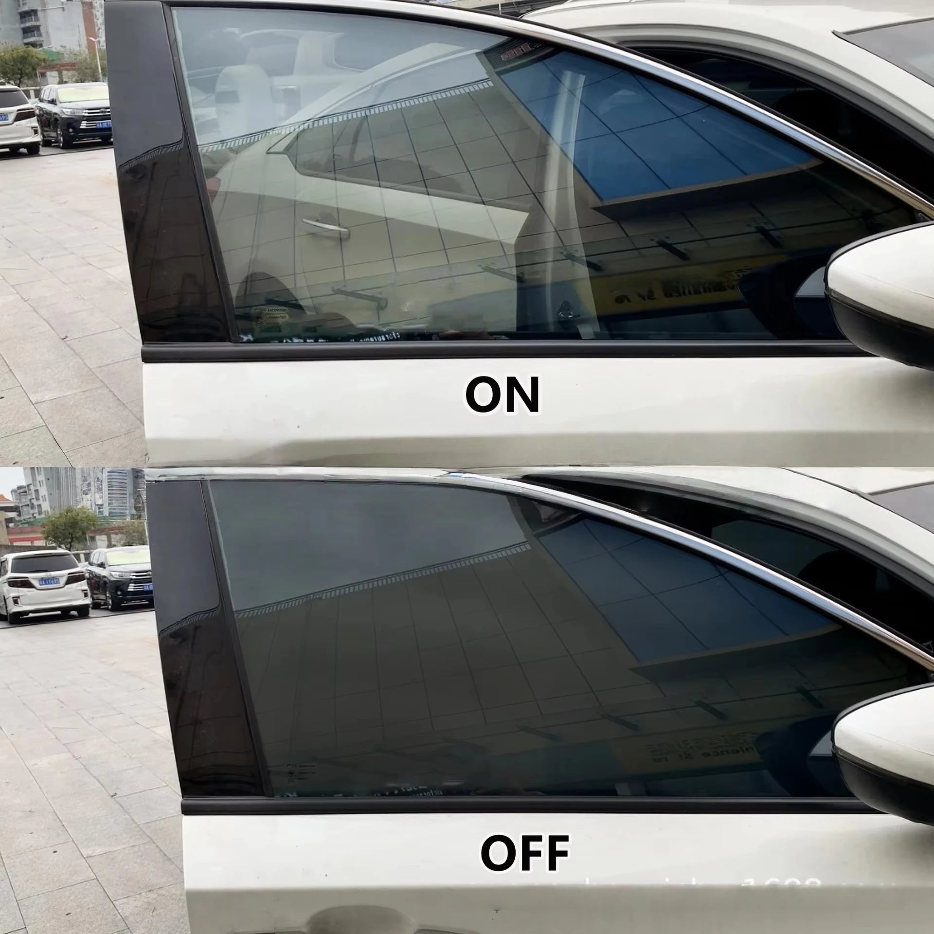 Smart PDLC Privacy Car Window Film Tint PVC Electric Tint Film Remote Control Electrochromic Film for Body Vehicle Window